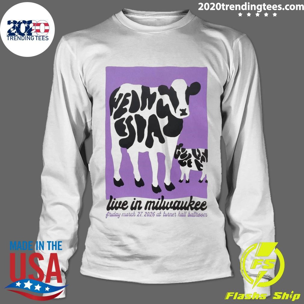 Wednesday Band March 27 2026 In Milwaukee, WI Tour Shirt