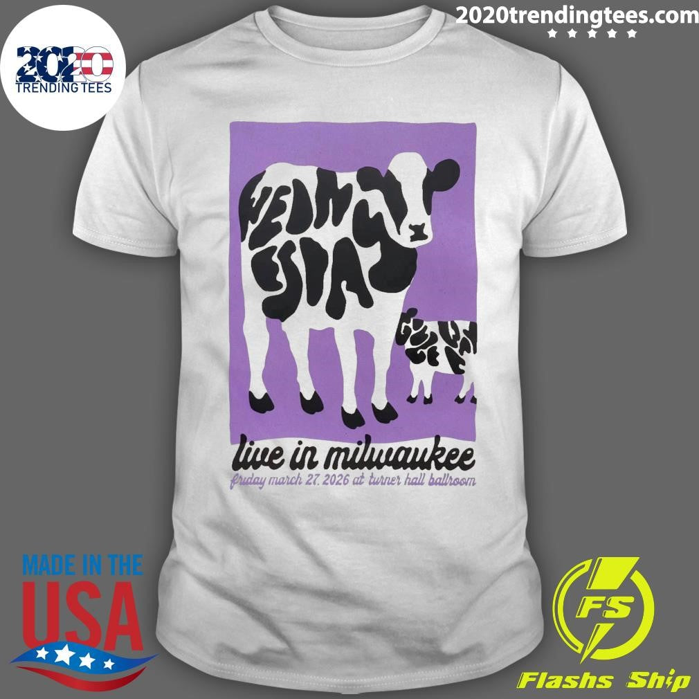 Wednesday Band March 27 2026 In Milwaukee, WI Tour Shirt