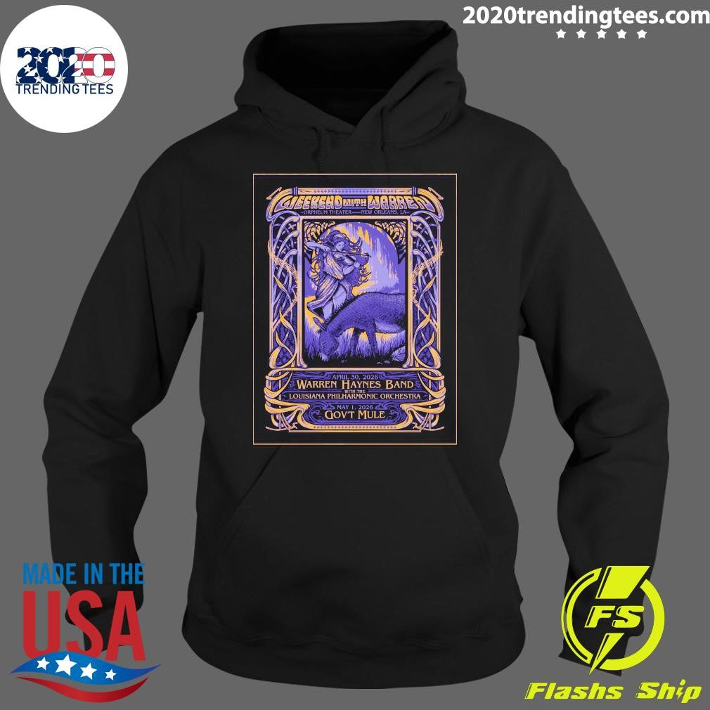 Weekend With Warren April 30-May 1 2026 Orpheum Theater in New Orleans LA Shirt