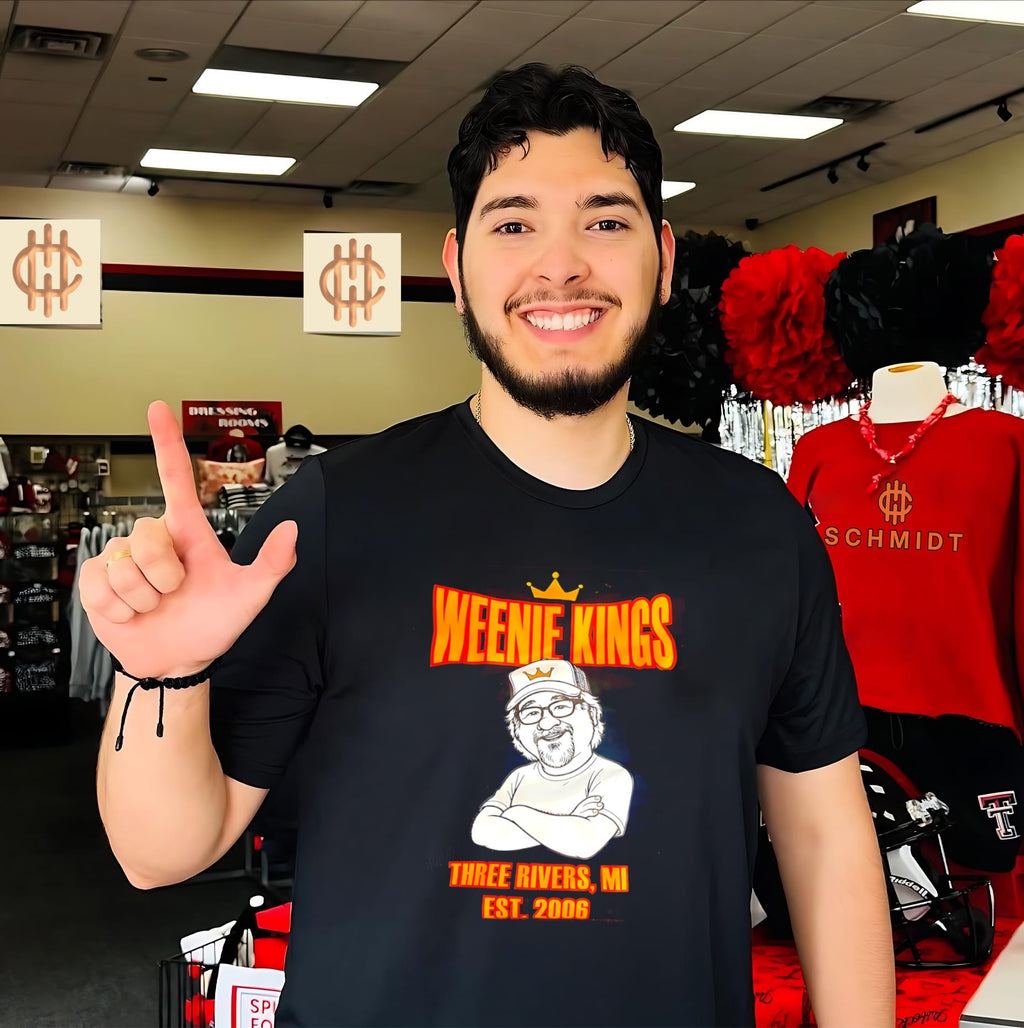 Weenie Kings in Three Rivers Michigan est 2006 graphic shirt