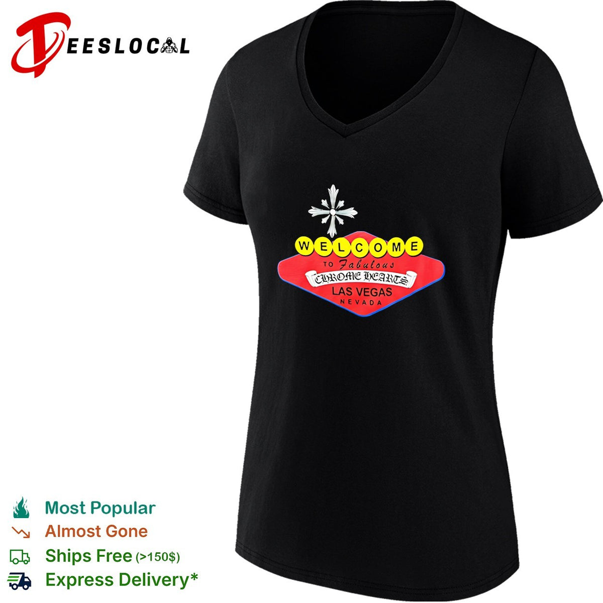 Welcome To Fabulous Chrome Hearts Las Vegas Nevada shirt