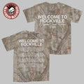 Welcome To Rockville 2026 Festival Merch Daytona Beach Florida Clean Script Camo T-Shirt