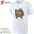 Welcome to Iwishabish Woods National Forest Land of Audacity parody basketball shirt