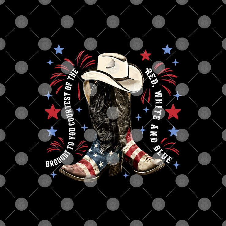 We’ll Put A Boot In Your Ass It’s The American Way Patriotic Cowboy Boots T Shirt