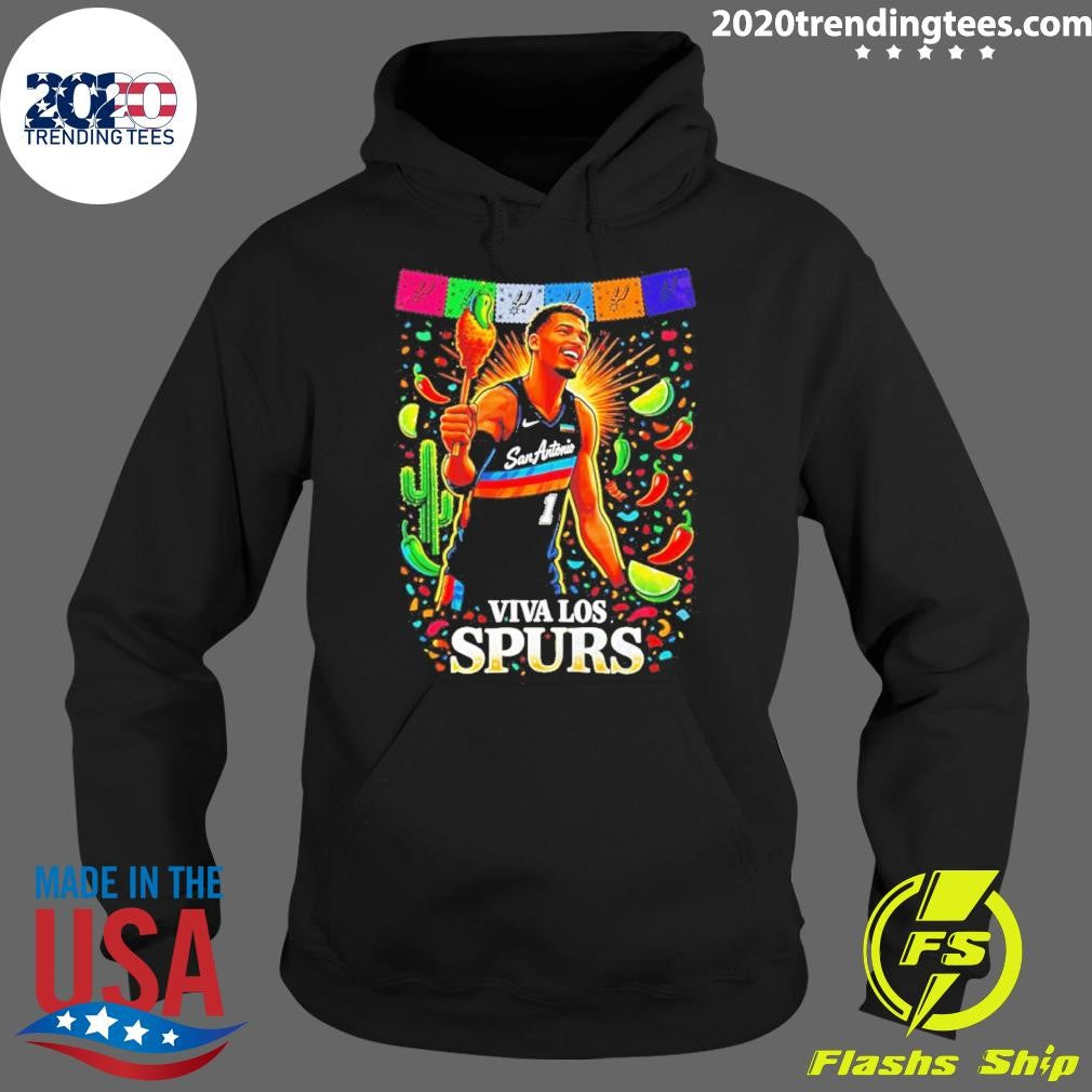 Wembanyama San Antonio Spurs Basketball Viva Los Spurs Nba Shirt