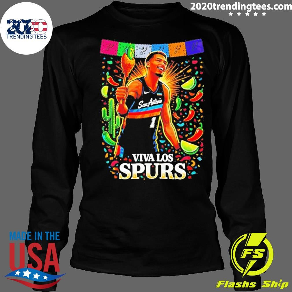 Wembanyama San Antonio Spurs Basketball Viva Los Spurs Nba Shirt