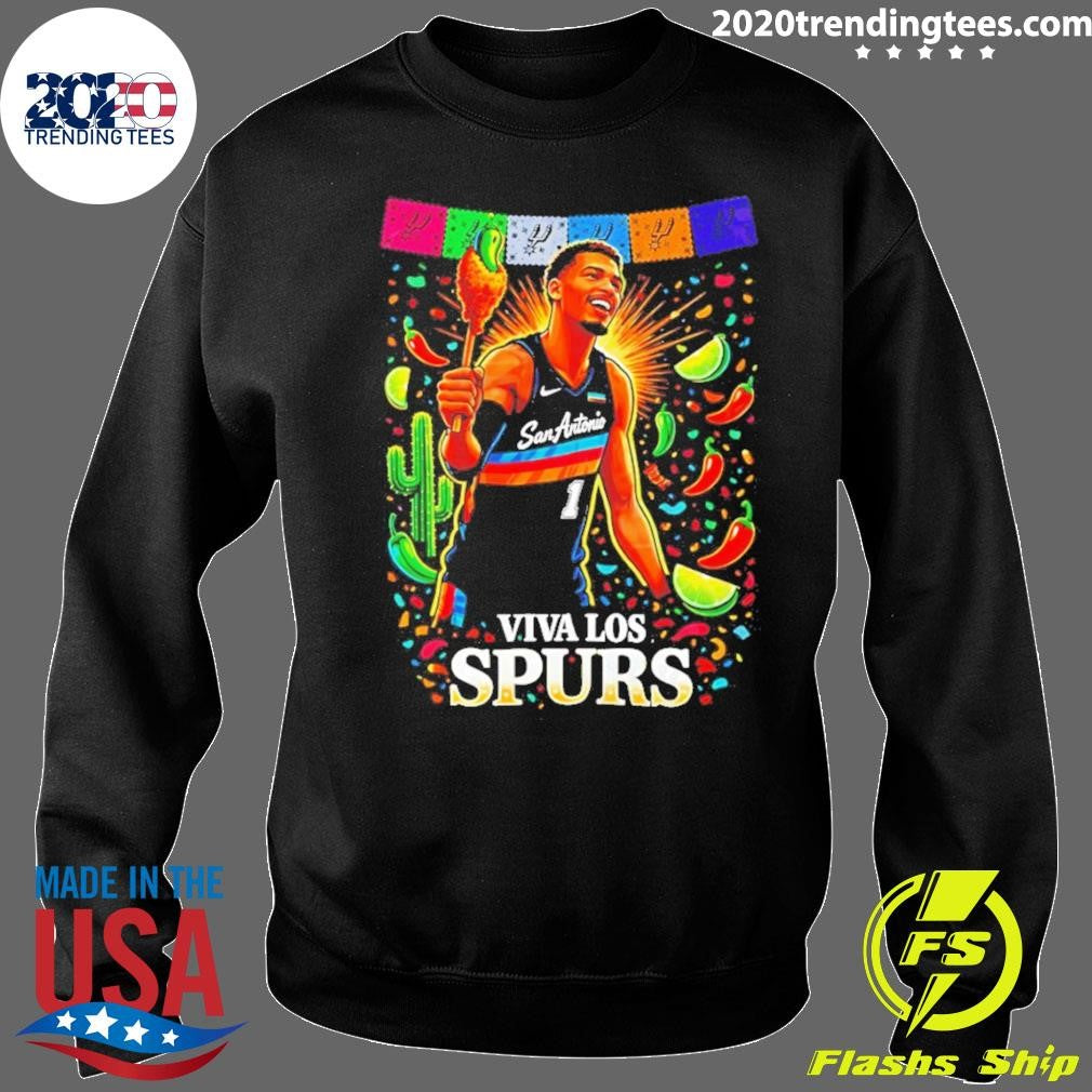 Wembanyama San Antonio Spurs Basketball Viva Los Spurs Nba Shirt