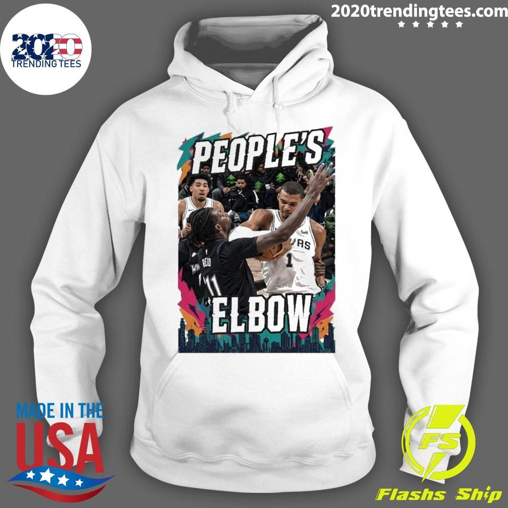 Wembys Elbow On Naz Reid Victor Naz Reid Shirt