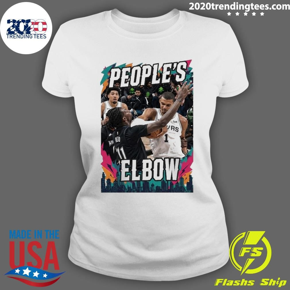 Wembys Elbow On Naz Reid Victor Naz Reid Shirt