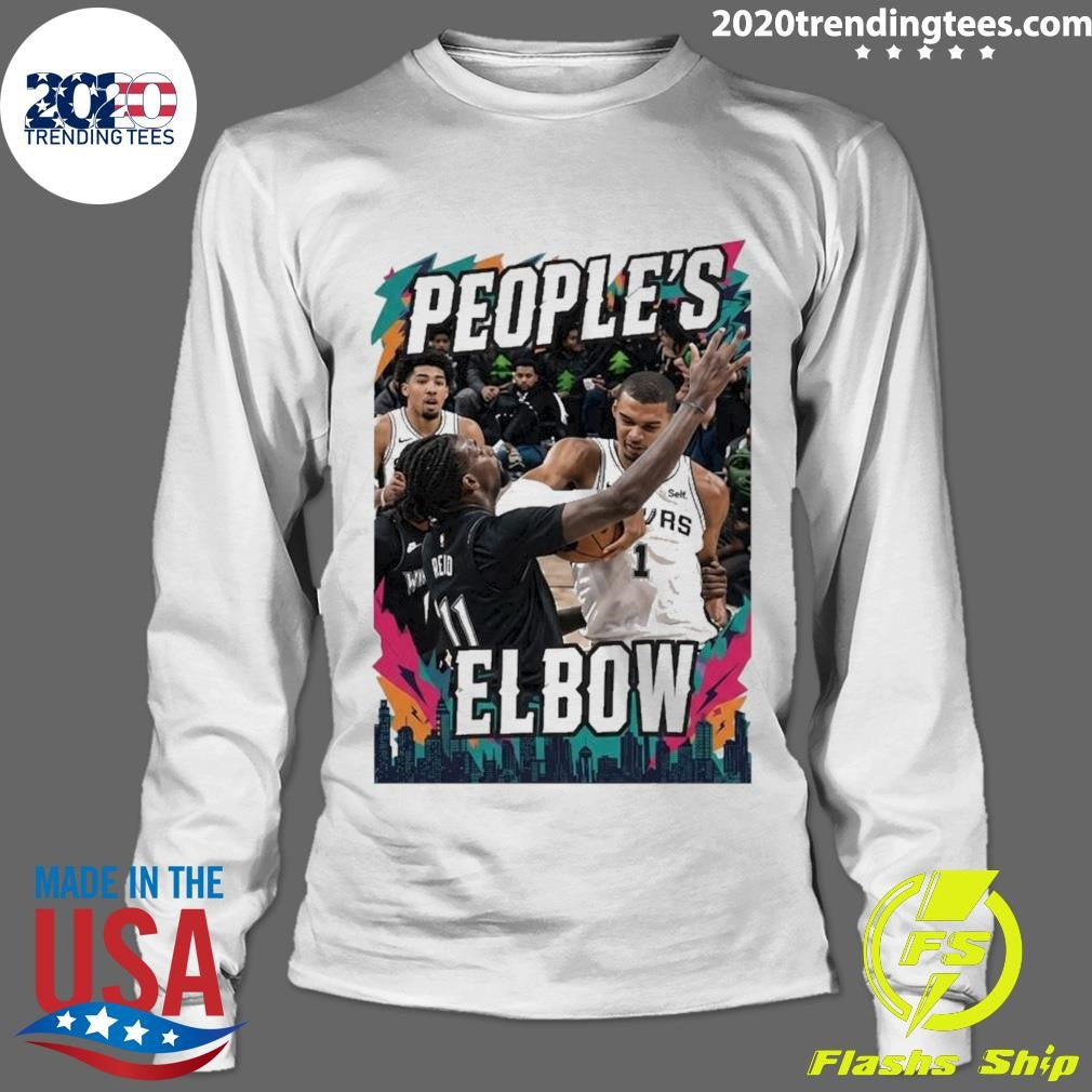 Wembys Elbow On Naz Reid Victor Naz Reid Shirt