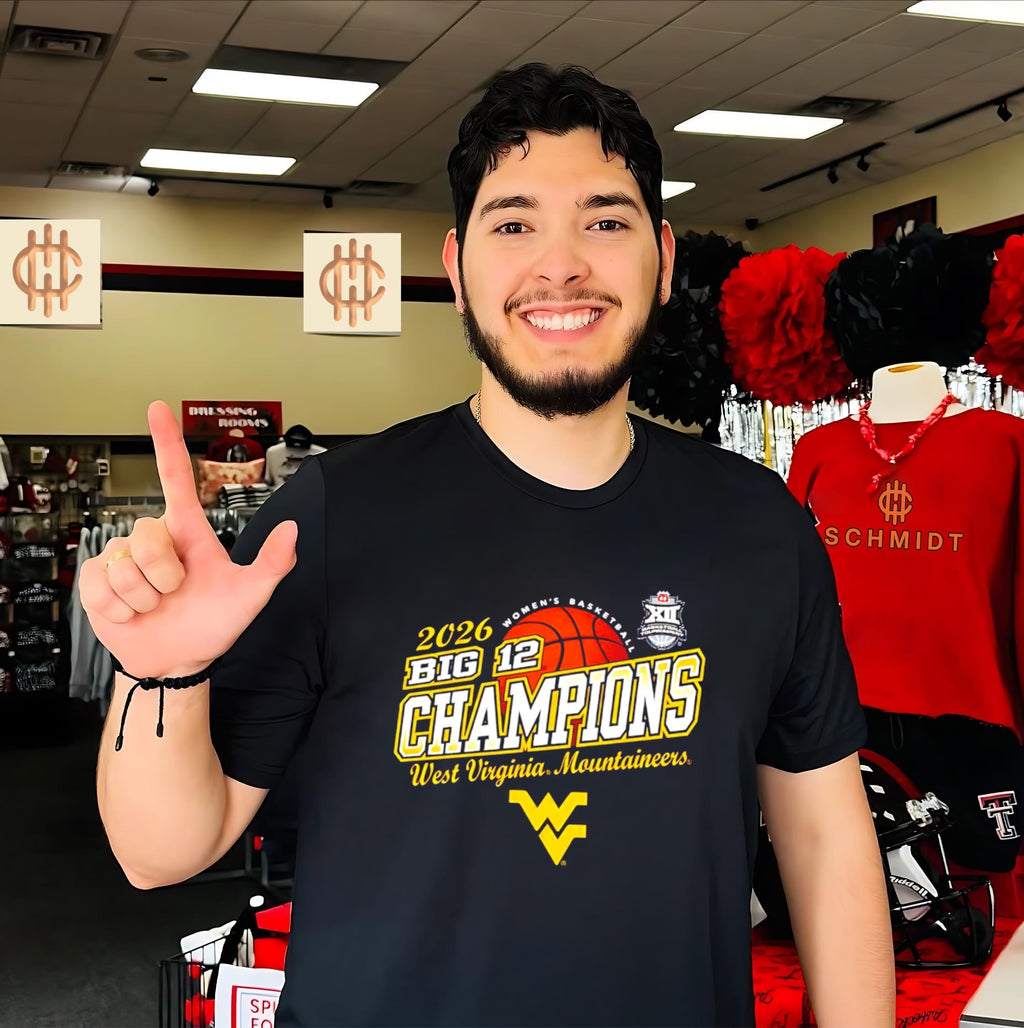 West Virginia 2026 Big 12 Women’s Basketball Tournament Champs shirt