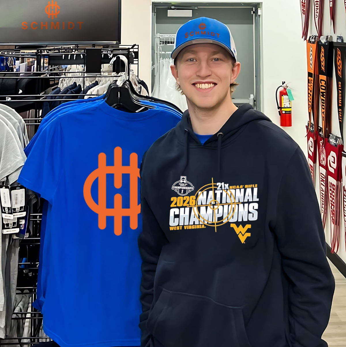 West Virginia 2026 NCAA Rifle National Champs shirt