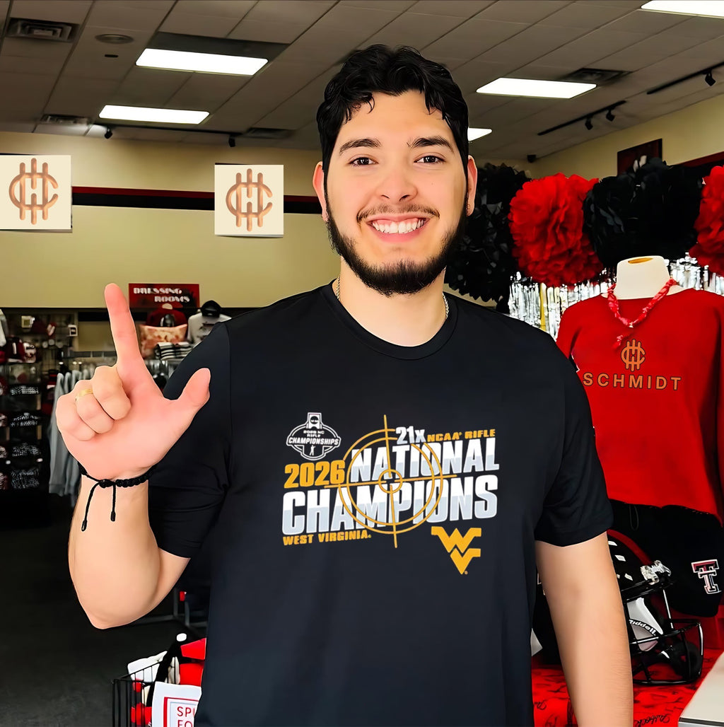 West Virginia 2026 NCAA Rifle National Champs shirt