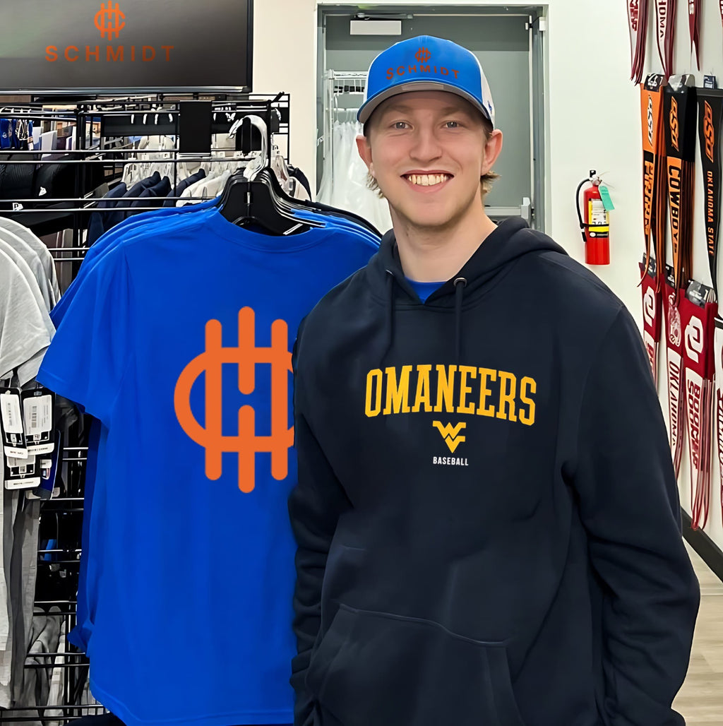 West Virginia Baseball OmaNeers text shirt