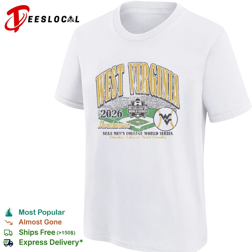 West Virginia Mountaineers 2026 NCAA Mens College World Series shirt