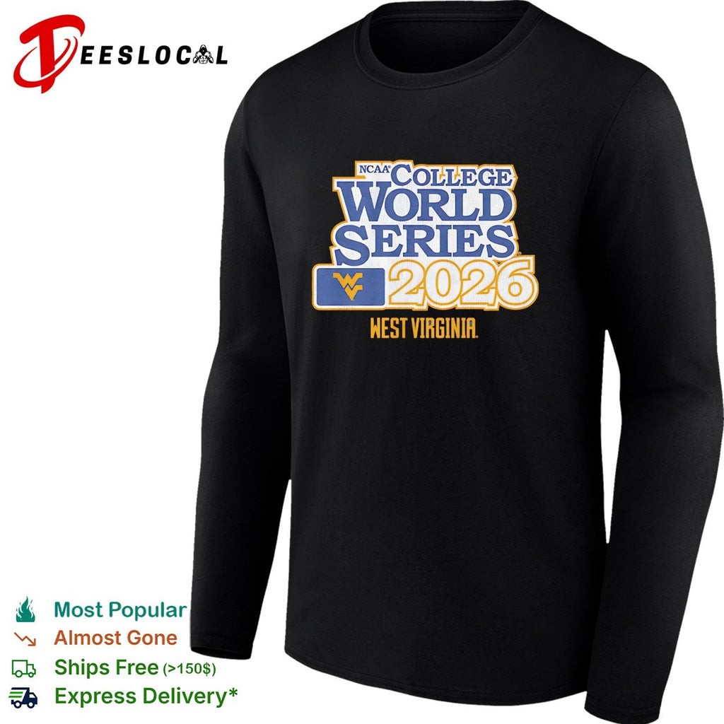 West Virginia Mountaineers Baseball 2026 NCAA College World Series shirt