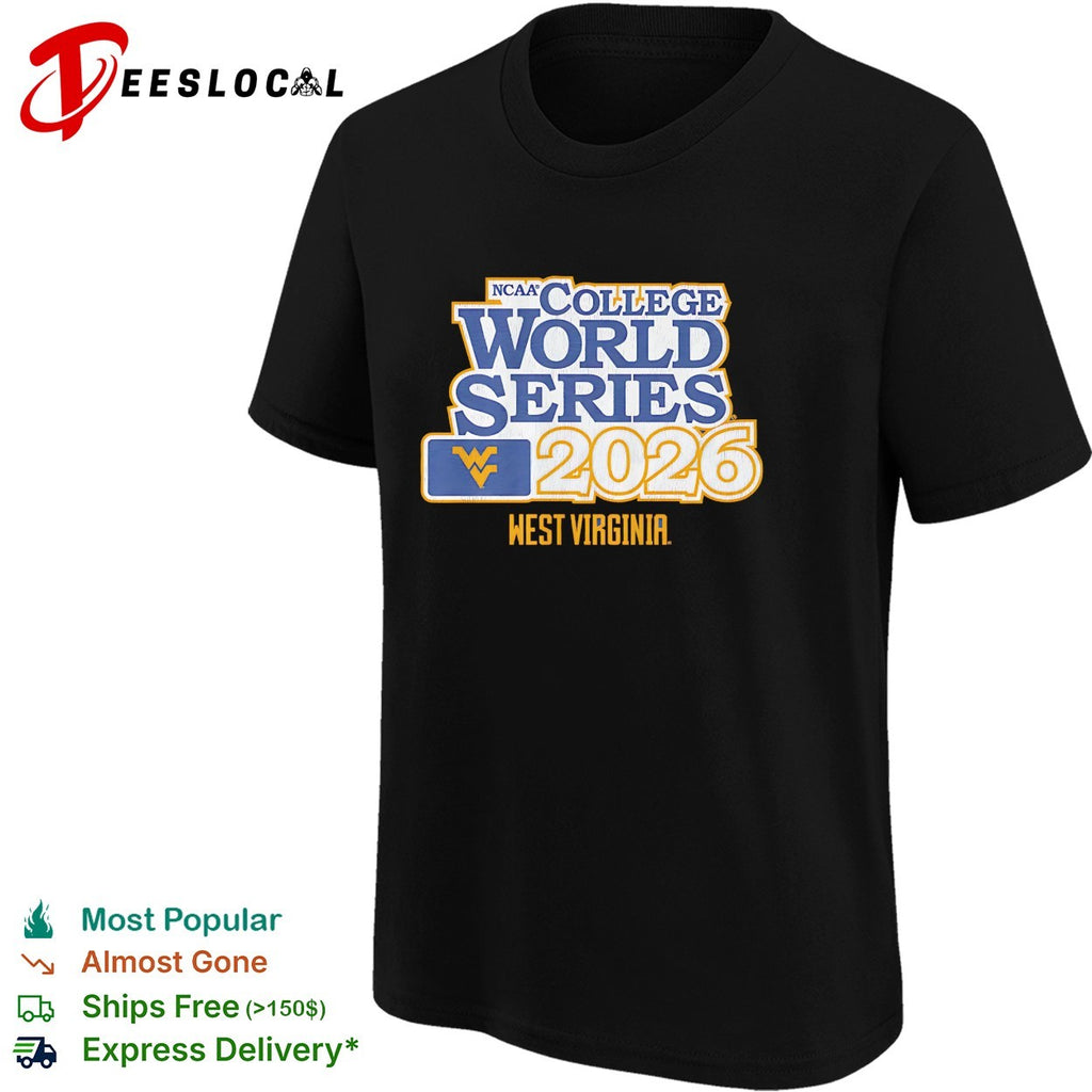 West Virginia Mountaineers Baseball 2026 NCAA College World Series shirt