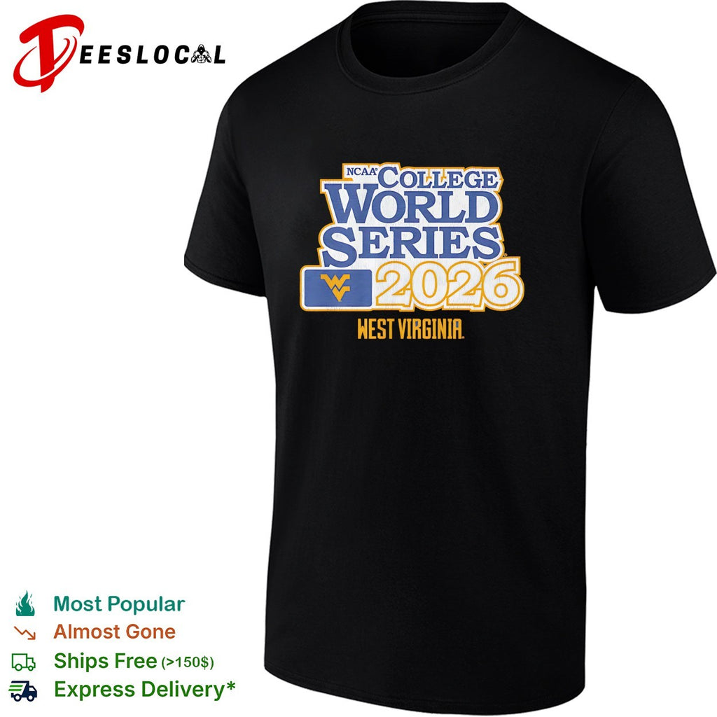 West Virginia Mountaineers Baseball 2026 NCAA College World Series shirt