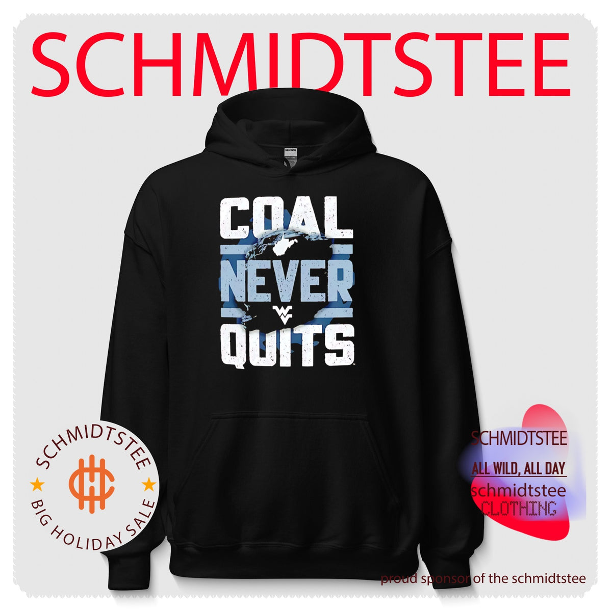 West Virginia Mountaineers Coal Never Quits shirt