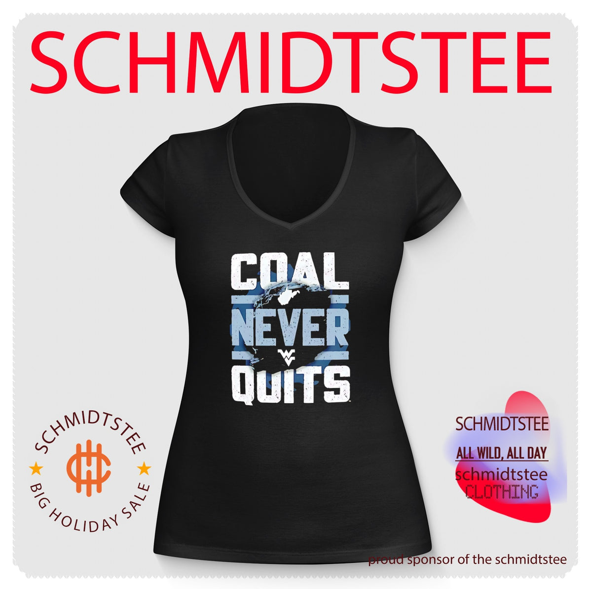 West Virginia Mountaineers Coal Never Quits shirt