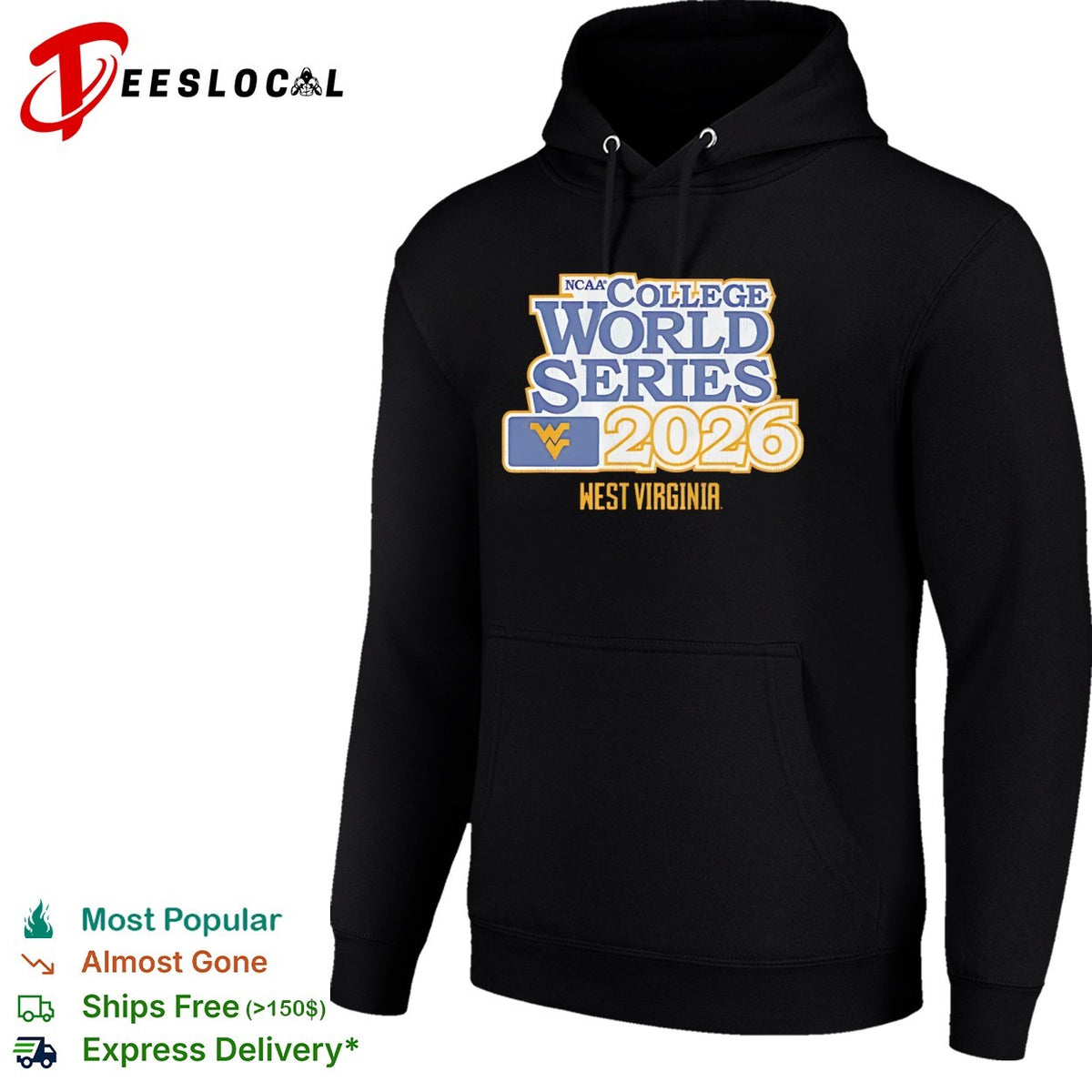West Virginia Mountaineers NCAA College World Series 2026 shirt