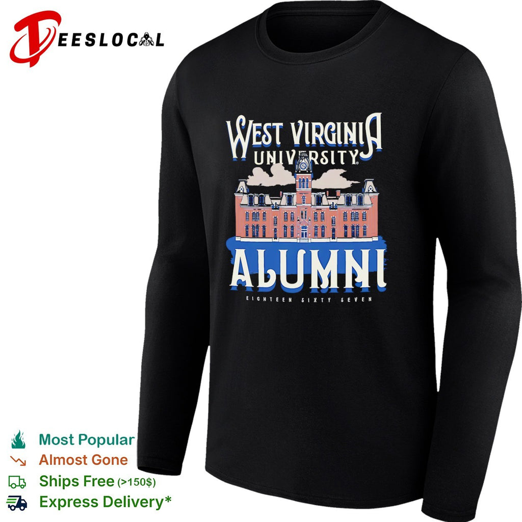 West Virginia University Alumni Eighteen Sixty Seven Woodburn Hall College shirt