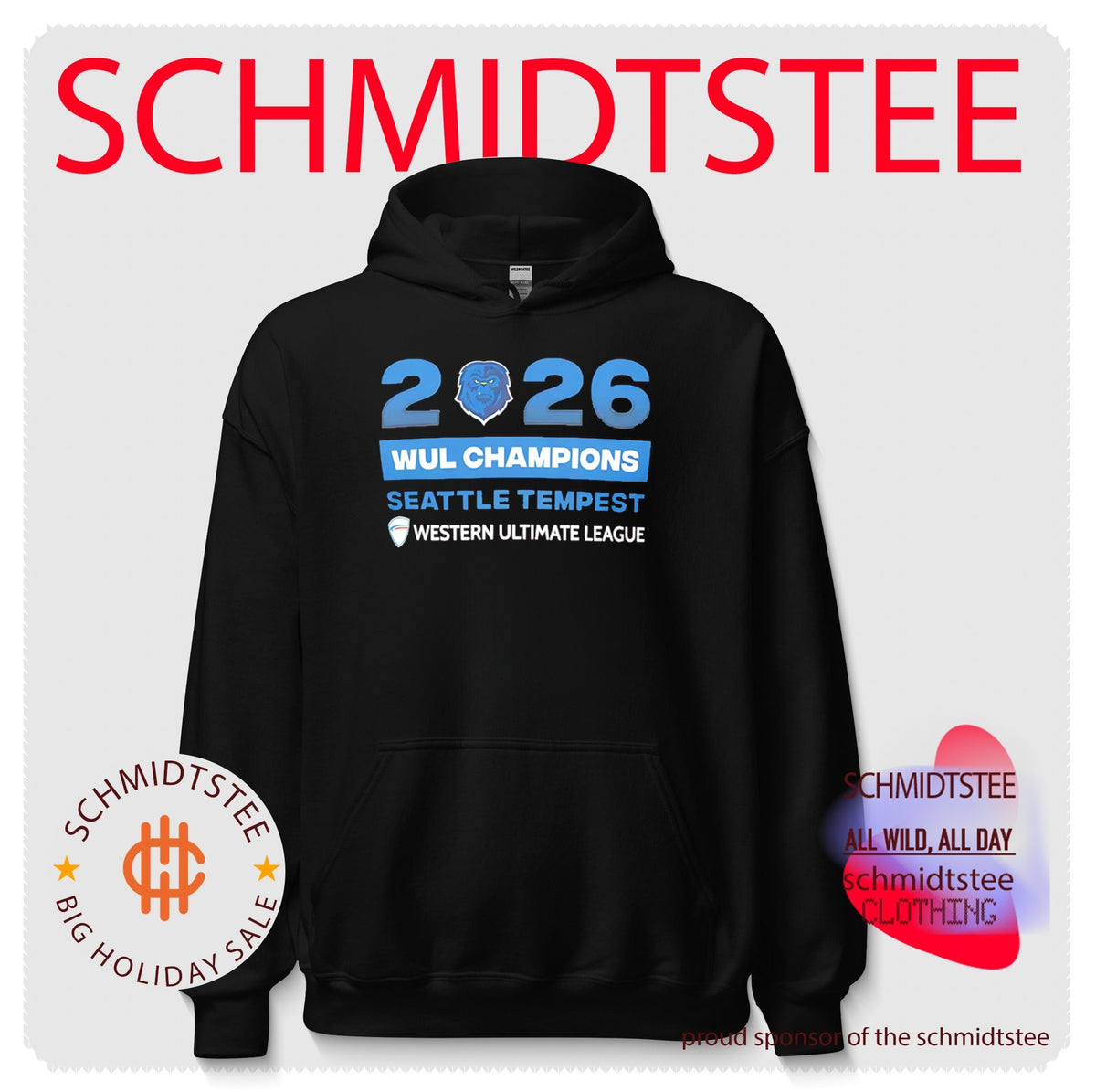 Western Ultimate League 2026 Seattle Tempest Champion shirt