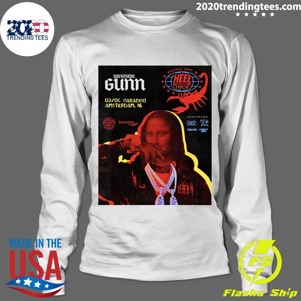 Westside Gunn Heel The World Tour 2026 Europe and UK Shirt
