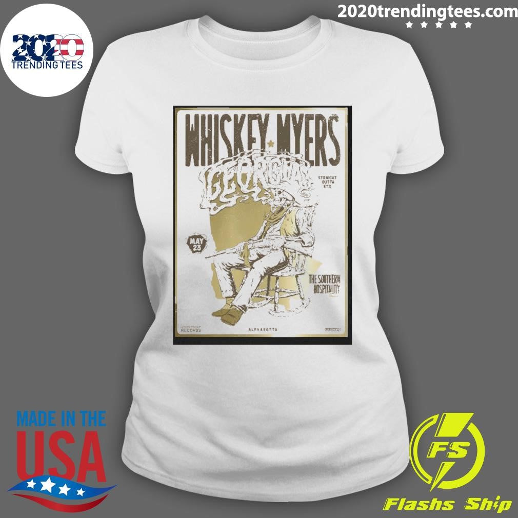 Whiskey Myers Ameris Bank Amphitheatre Alpharetta Ga Tour May 23 2026 Poster Shirt
