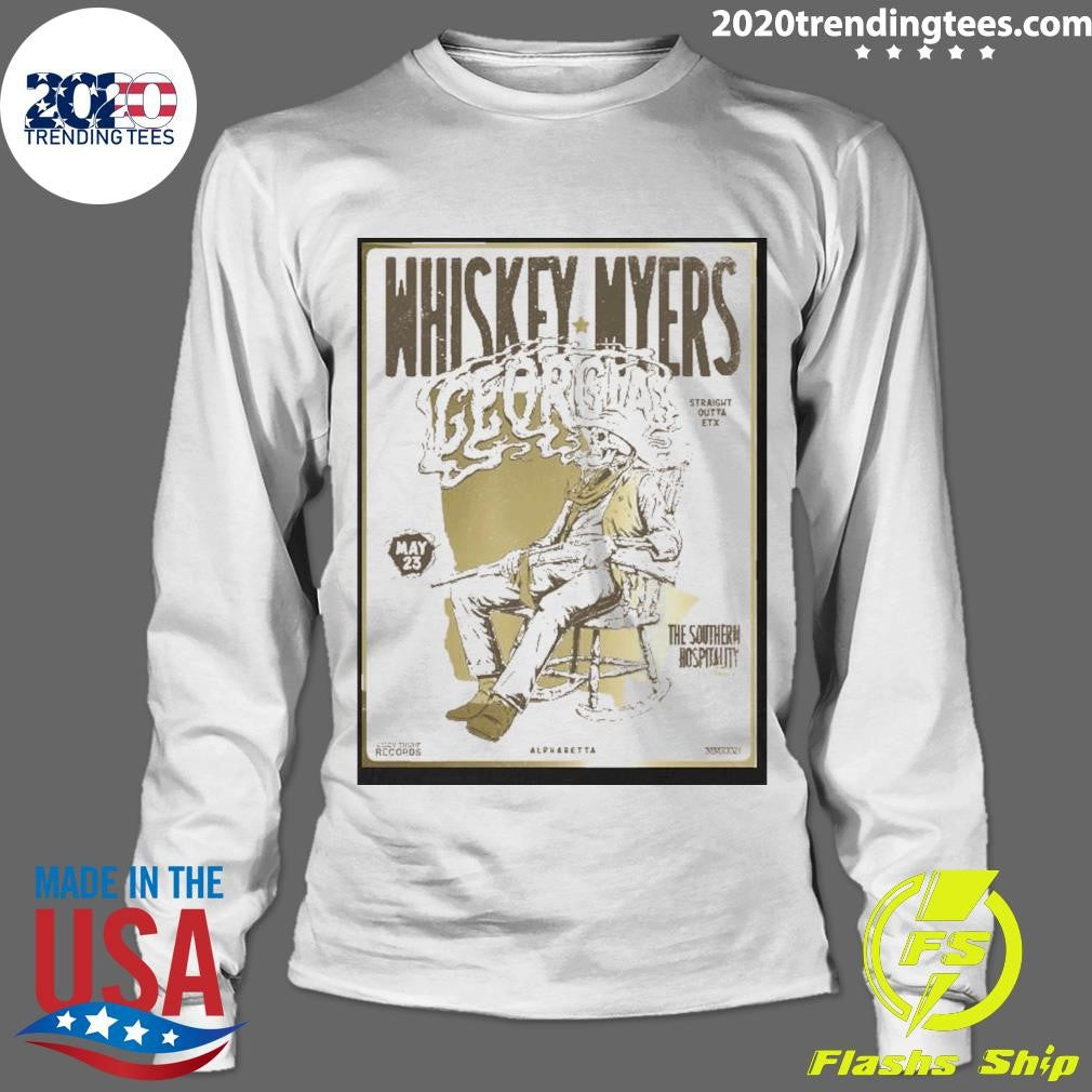 Whiskey Myers Ameris Bank Amphitheatre Alpharetta Ga Tour May 23 2026 Poster Shirt