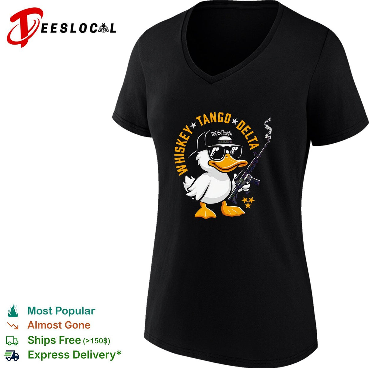 Whiskey Tango Delta duck We the People cool cap shirt