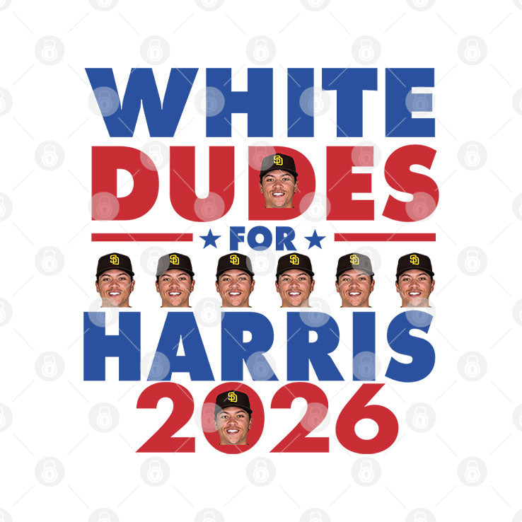 White Dudes For Harris 2026 Dustin Alexander Harris Shirt