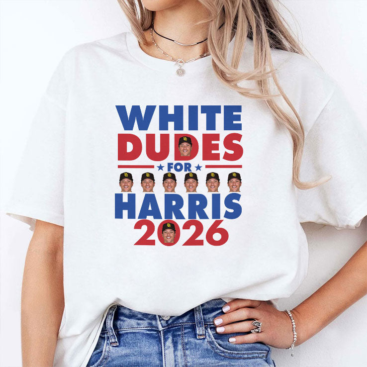 White Dudes For Harris 2026 Dustin Alexander Harris Shirt