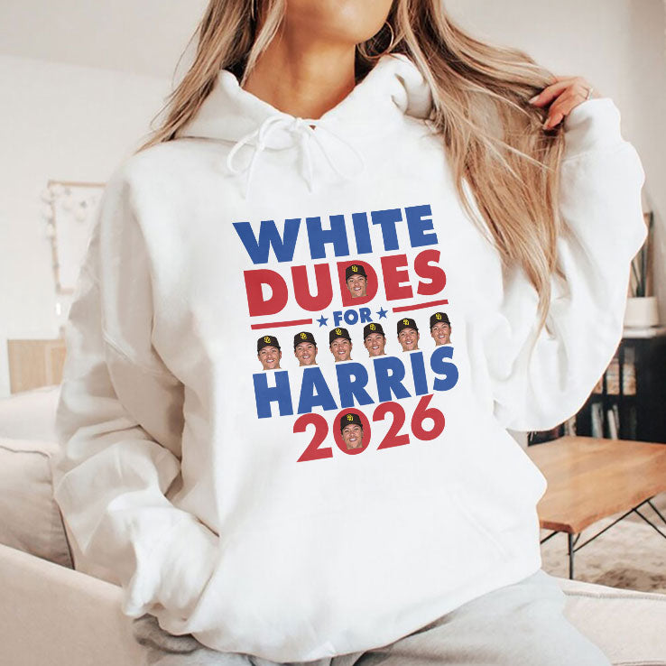 White Dudes For Harris 2026 Dustin Alexander Harris Shirt