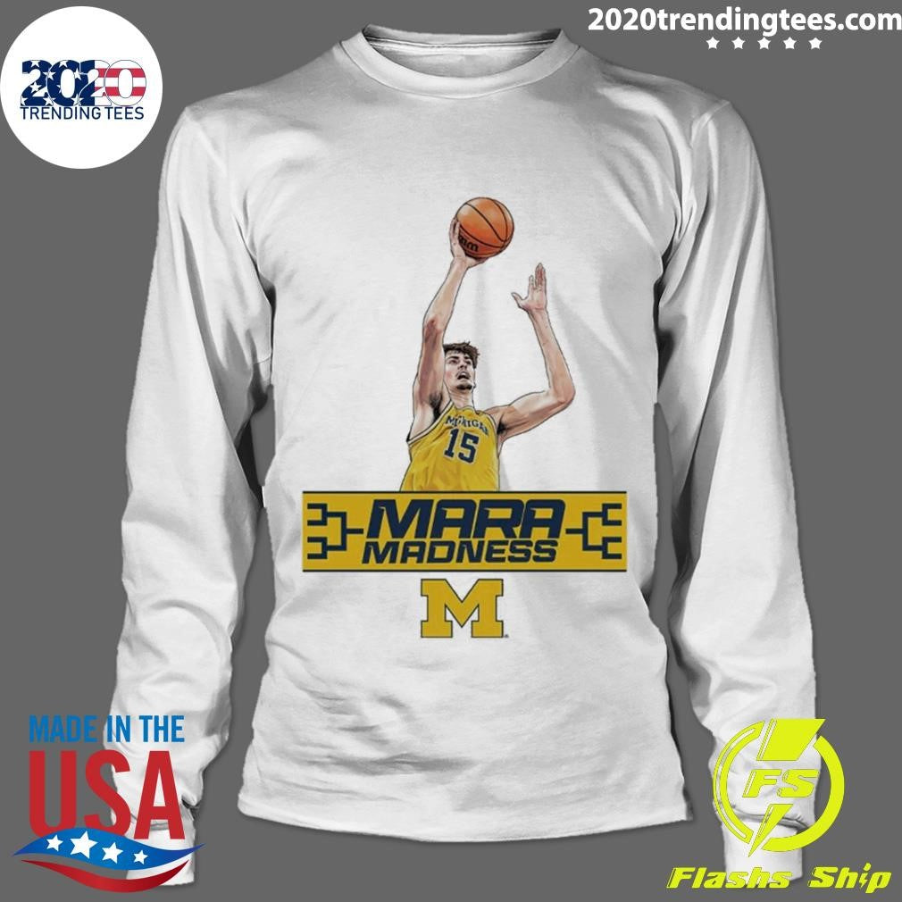 White University of Michigan Wolverines Basketball Aday Mara Mara Madness Shirt