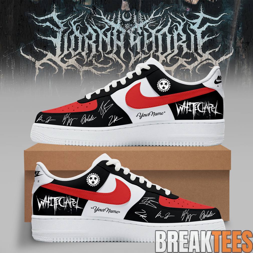 Whitechapel Tour 2026 Custom Air Force 1 Shoes