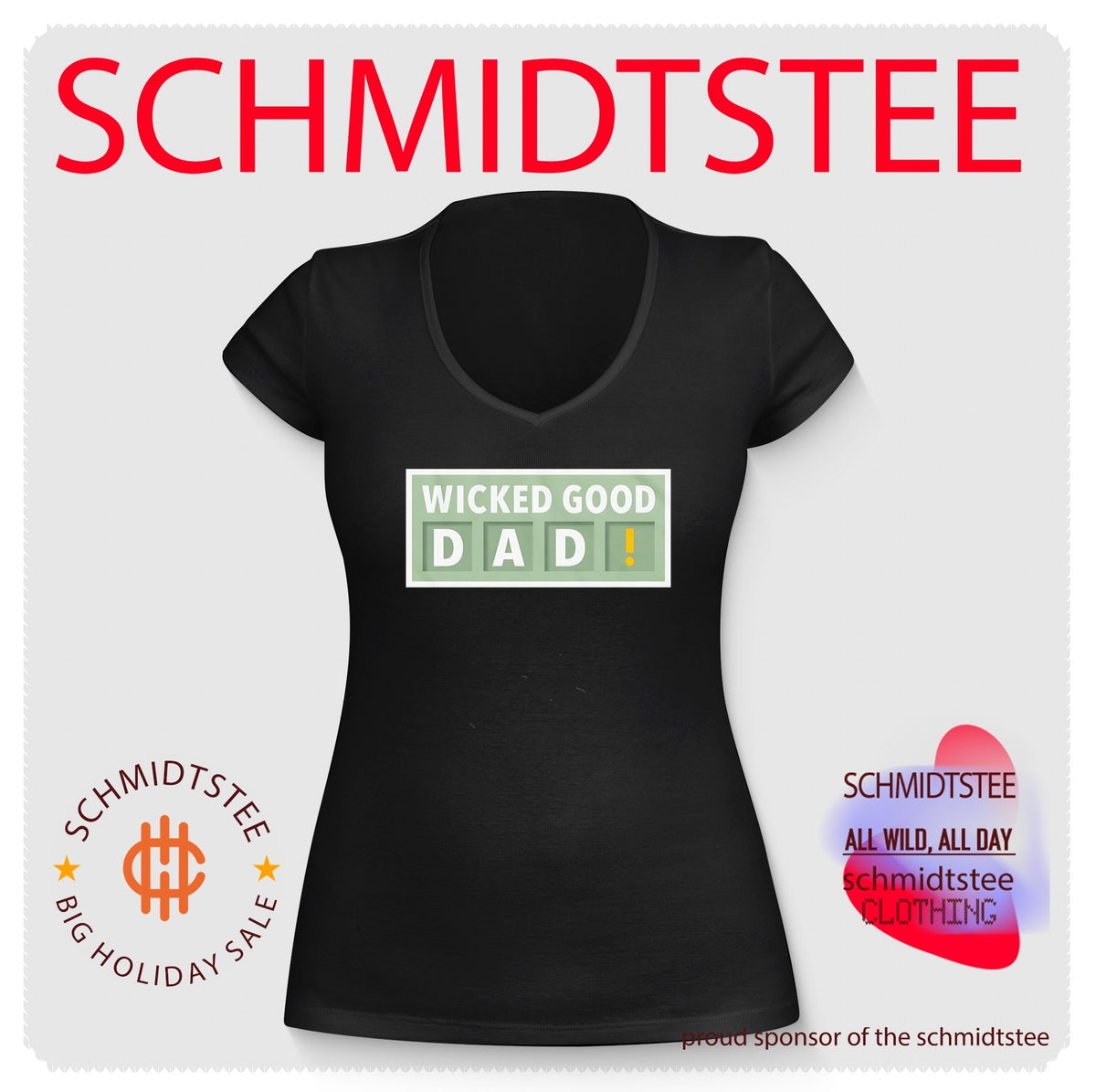 Wicked Good Dad Scoreboard shirt