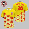 Wilco X World Cup 2026 Football Kit Yellow Jersey Polo Shirt