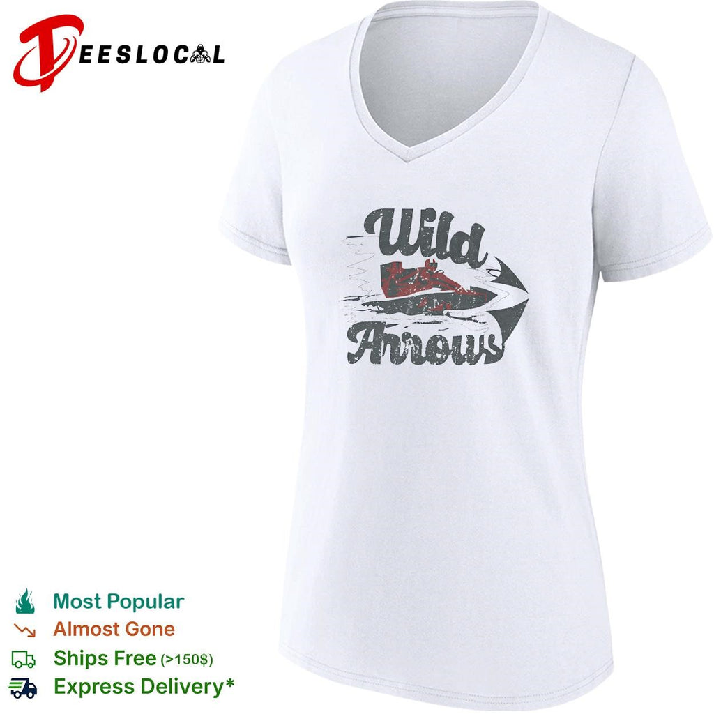 Wild Arrows speedboat racing vintage retro art shirt