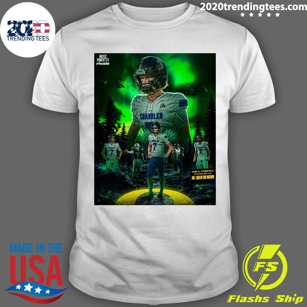 Will Mencl He’s ranked as the No. 1 QB in the 2027 Rivals300 Shirt