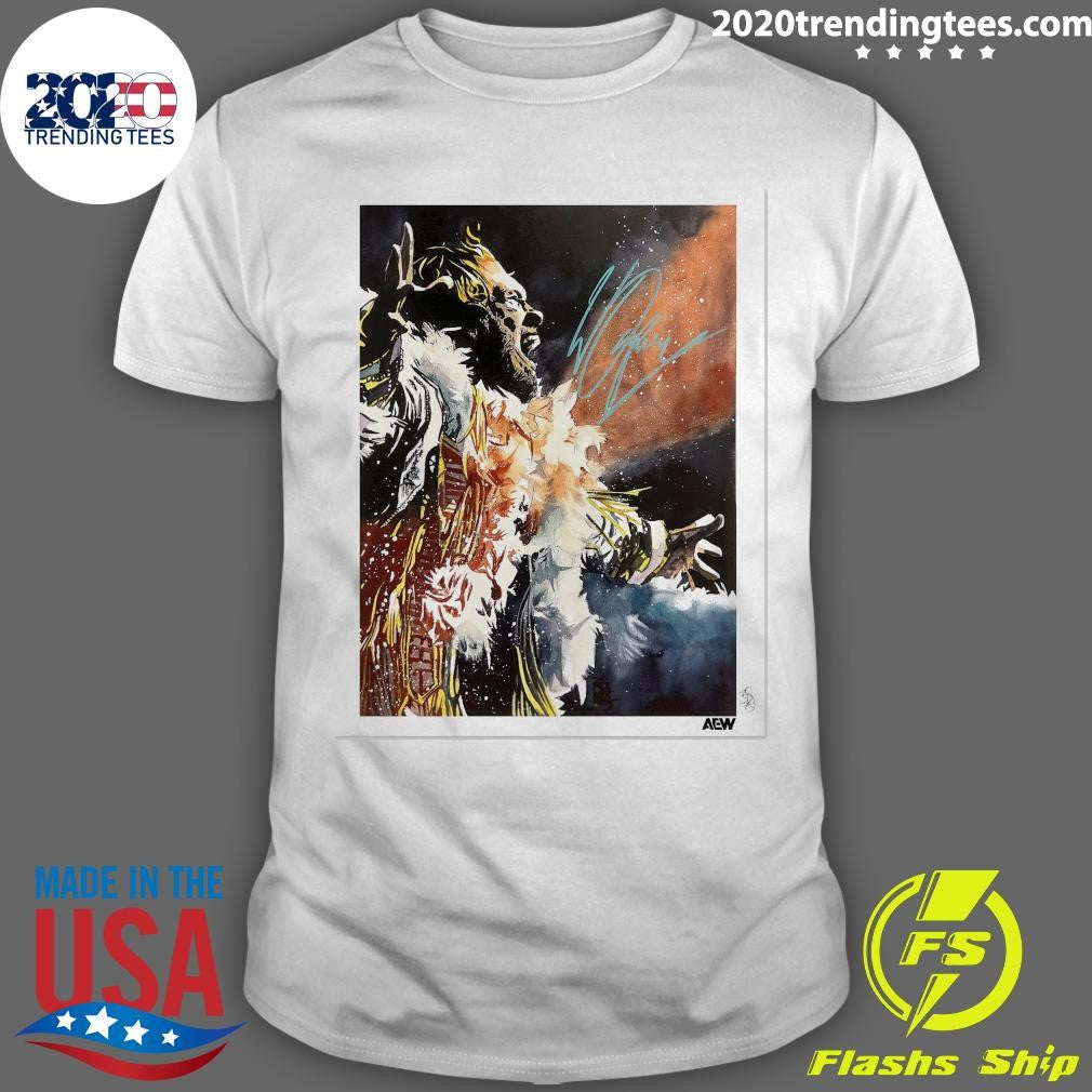 Will Ospreay Autographed Rob Schamberger Art Signature Shirt