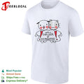 Will explode if separated cute dog and cat pairing print on a high quality shirt