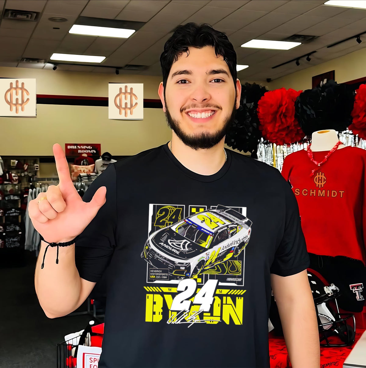 William Byron Hendrick Motorsports 24 Anduril Industries shirt