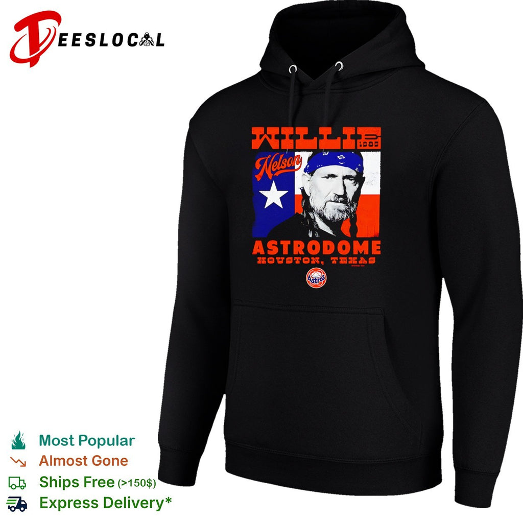 Willie Nelson 1985 Astrodome Houston Texas Astros shirt