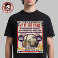Willie Nelson’s 4th Of July Picnic 2026 Show Poster In Austin Texas At Germania Insurance Amphitheater On July 4 2026 With Lineup T-Shirt