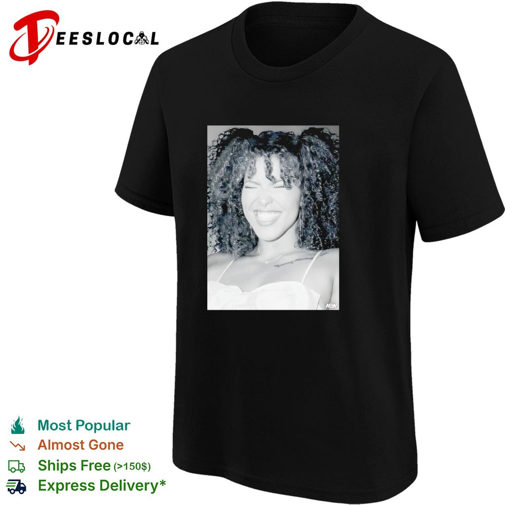 Willow Nightingale smiling portrait shirt