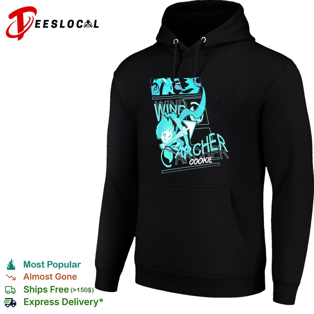 Wind Archer Cookie Run Kingdom Character Anime Video Game Shirt