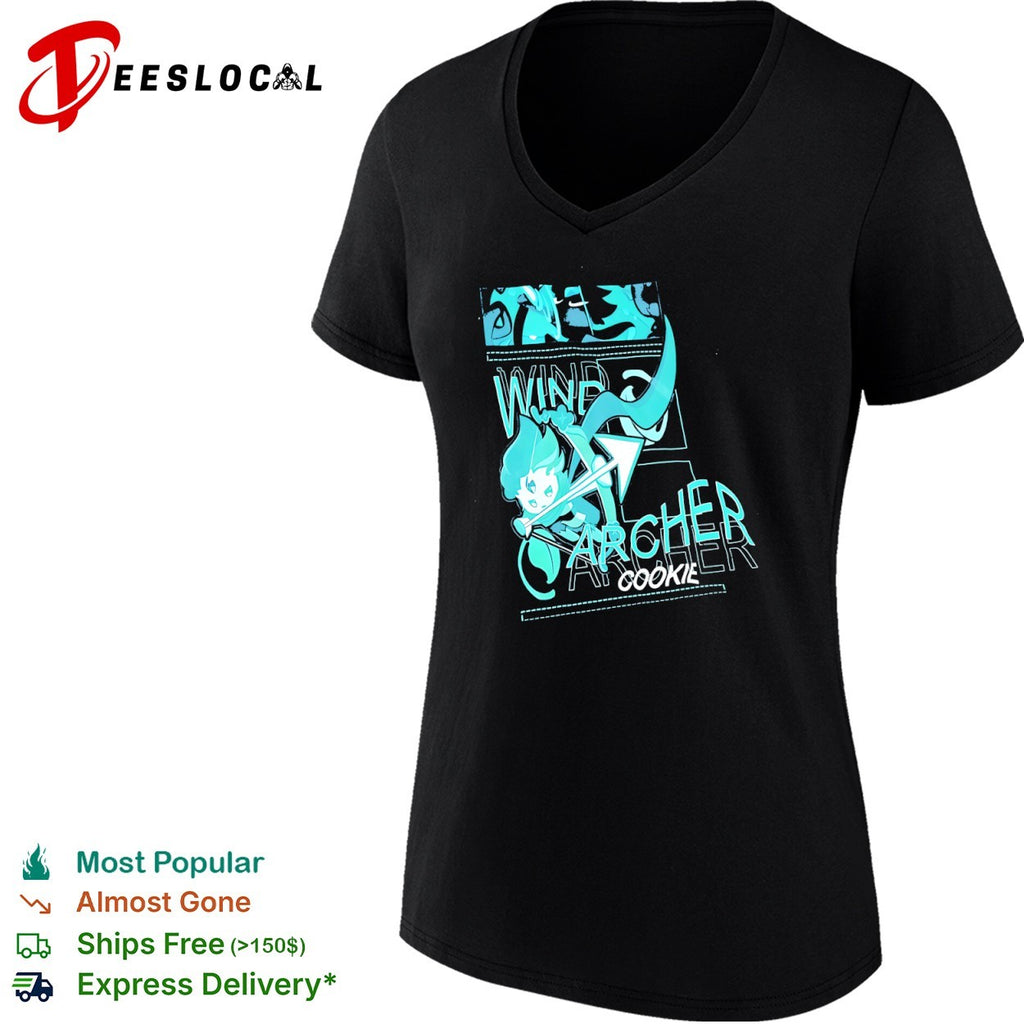 Wind Archer Cookie Run Kingdom Character Anime Video Game Shirt