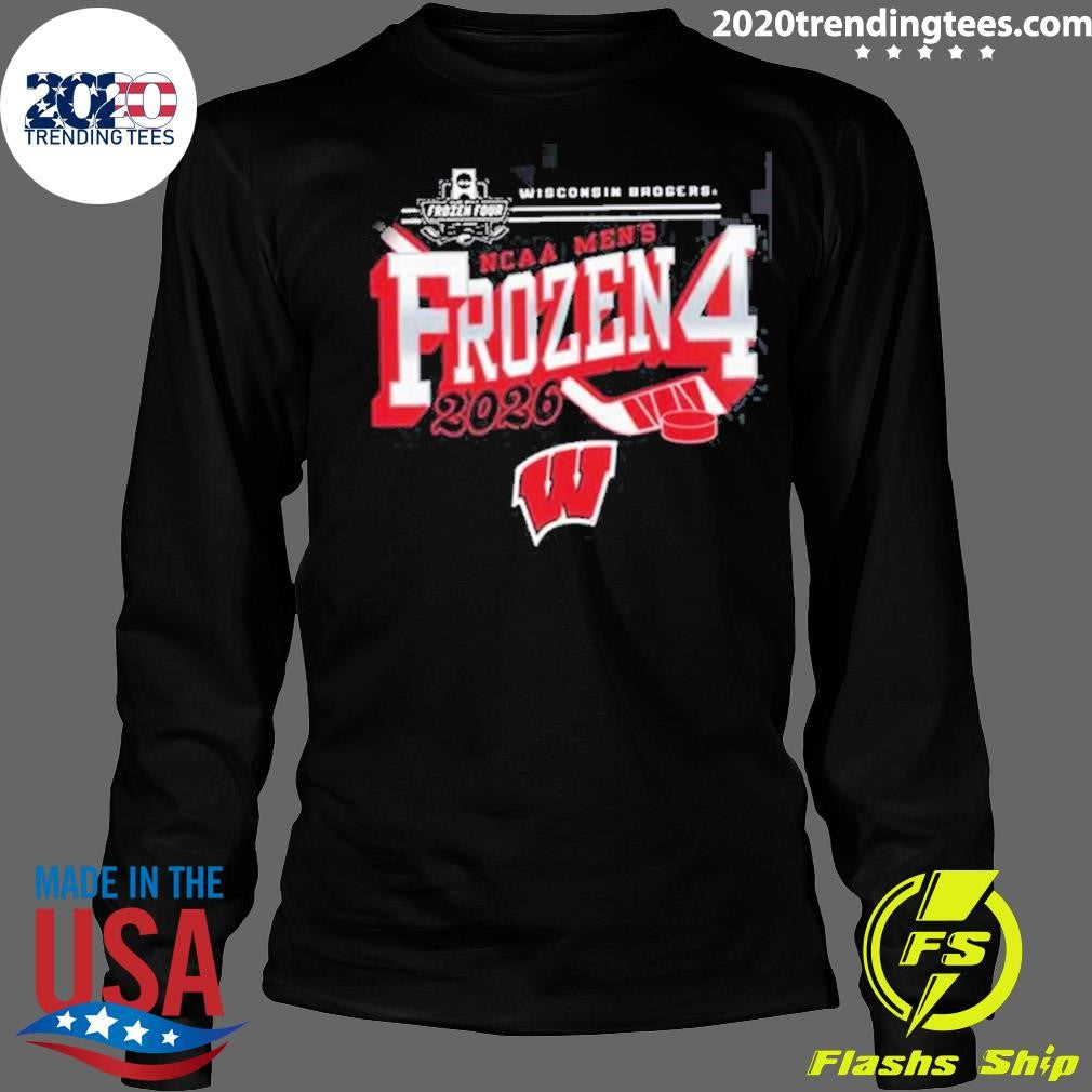 Wisconsin Badgers Men’s Hockey 2026 NCAA Frozen Four Vegas Shirt