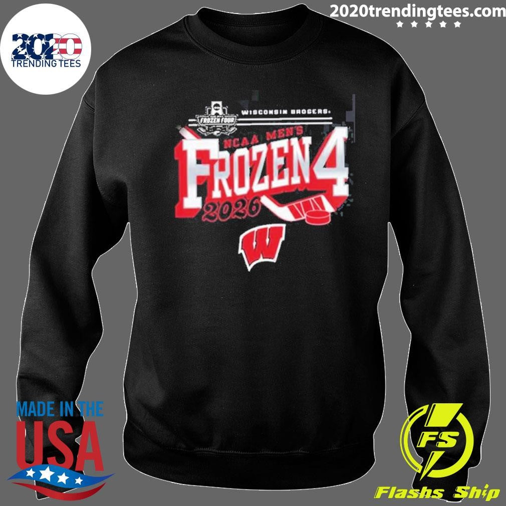 Wisconsin Badgers Men’s Hockey 2026 NCAA Frozen Four Vegas Shirt